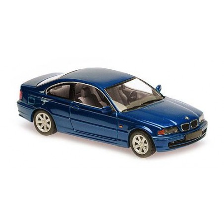 Miniature Bmw 3 coupe(e46) bleu met 1999