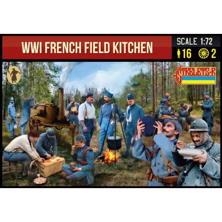 Figurine Cuisine de campagne française de la Première Guerre mondiale