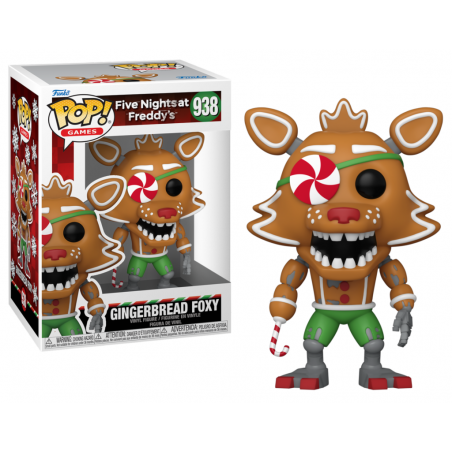 Figurines Pop FIVE NIGHTS AT FREDDY'S - POP Games N° 938 - Foxy "Pain d'épices"
