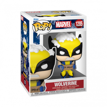 Figurine Marvel Pop Holiday Wolverine W/ Sign