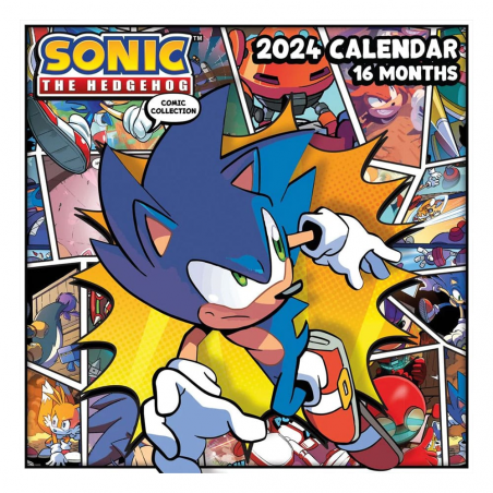  Sonic the Hedgehog calendrier 2024