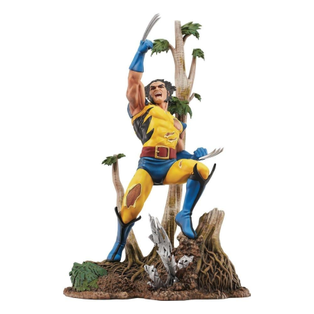 Figurine  MARVEL - 90's Comic Wolverine - Diorama Marvel Gallery 28cm