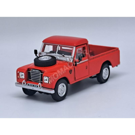 Miniature  LAND ROVER SERIES III PICK-UP ROUGE