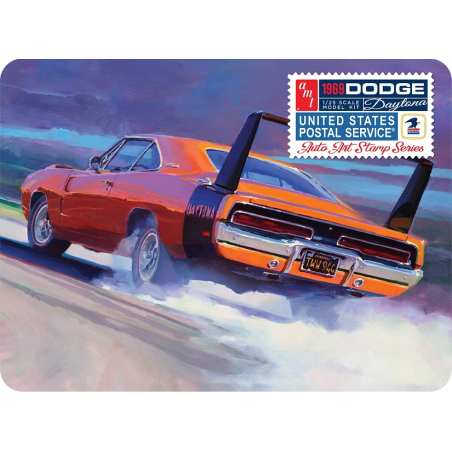 Maquette  1969 DODGE CHARGER DAYTONA (USPS STAMP SERIES COLLECTOR TIN)