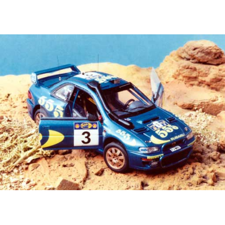 Miniature SUBARU IMPREZA WRC SAFARI 1997 MC RAE 555
