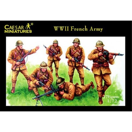 Figurines historiques Armée française de la 2ème GM