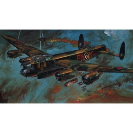 Maquette avion Avro Lancaster B.Mk.I/III. Contient une verrière pré-peinte.