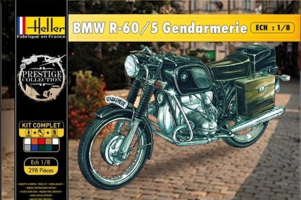 Maquette de moto - BMW R-60/5 GENDARMERIE- 1/8 -Heller